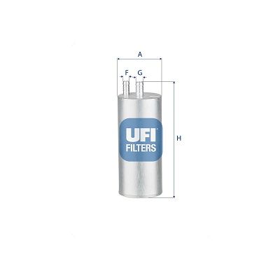 UFI 31.A38.00 | Yakıt Filtresi (Audi A6 19-A7 19-A8 18-Porsche Panamera 16 -)