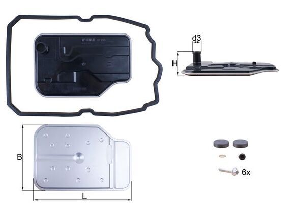 MAHLE HX230KIT | Şanzıman Yağ Filtresi Contalı