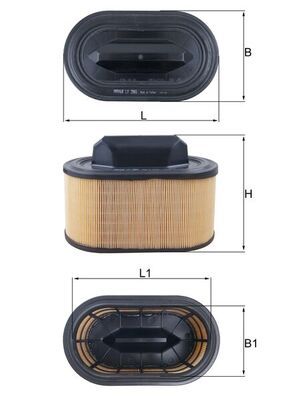 MAHLE LX2966 | Hava Filtresi