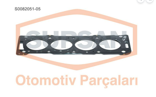 SUPSAN S0082051-05 | Silindir Kapak Contası 82.20mm Partner 206 306 Berlingo Xsara Scudo Dw8 Dw8b (5+2) 1.42mm