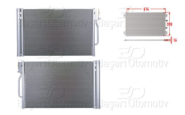 WISCO 2143122-00 | Klima Radyatörü 598X388x16 Opel Insignia B 1.4 1.5 1.6 2.0 CDTI 17 >