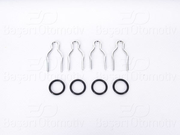 WISCO 2143139-00 | Kalorifer Radyatör Bağlantı Aparat Seti Opel Astra G 98 > (4 Klips + 4 Oring)