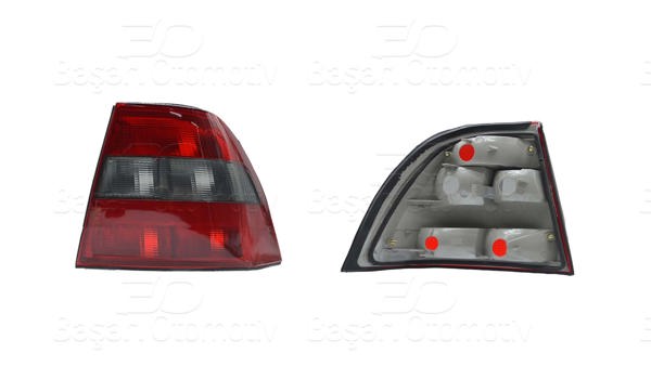 WISCO 2243078-00 | Stop Sağ Fume Opel Vectra B 96-99