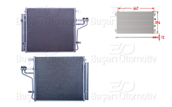 WISCO 3143495-00 | Klima Radyatörü 447X394x12 Hyundai i10 3 1.0 Mpı 1.2 2019 > Kia Picanto 3 1.0 2017 > Kia Picanto 1.2 2017 >