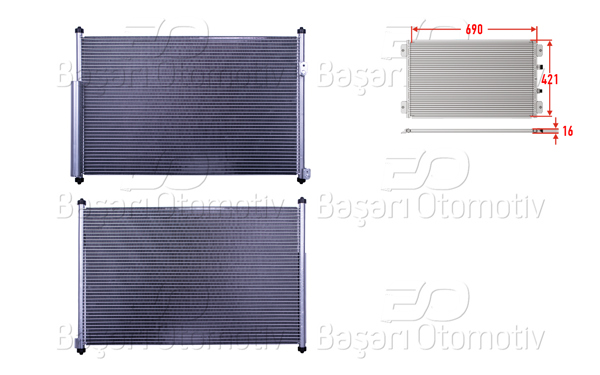 WISCO 3143505-00 | Klima Radyatörü 690X421x16 Suzuki Grand Vitara 2 1.6 2005-2015 Suzuki Grand Vitara 2 1.9 2005-2015 Suzuki Grand Vitara 2 2.4 2005-2015