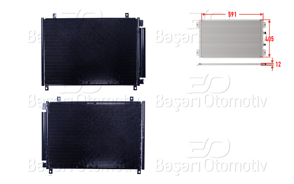 WISCO 3143512-00 | Klima Radyatörü 575X384x12 Suzuki Baleno 1.0 2016 > Suzuki Baleno 1.2 Hybrıd 2016 >