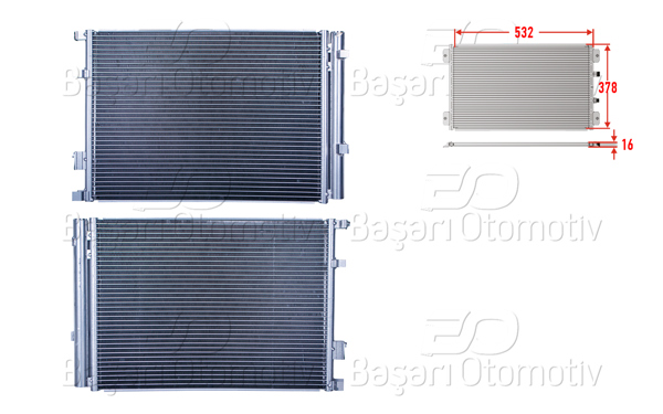 WISCO 3143515-00 | Klima Radyatörü 532X378x16 Kia Rio 4 1.0 T-GDI 100 2017 > Kia Rio 4 1.4 CRDI 77 2017 > Kia Stonıc 1.0 T-GDI 2017 >