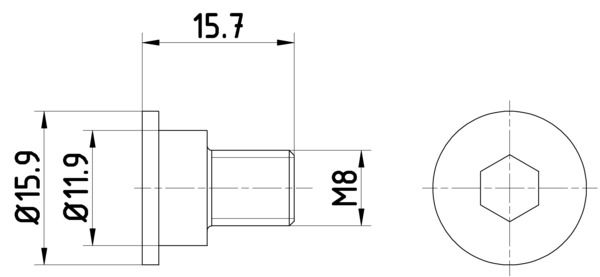 HELLA 8DZ355209-031 *2 | Fren Disk Cıvatası BMW Tum Modeller | 2 Adet