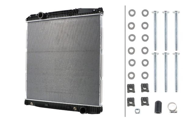 HELLA 8MK366305-761 | Motor Su Radyatörü Cercevesız Mercedes Actros / 1831 Ak