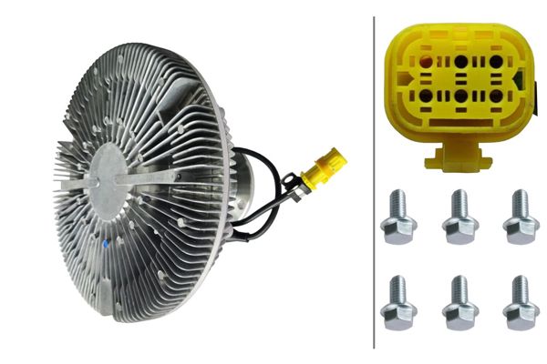 HELLA 8MV366440-111 | Fan Gobegı Elektrikli Man Tga Tgs D2066-2676 Tga / 18.310, 18.320