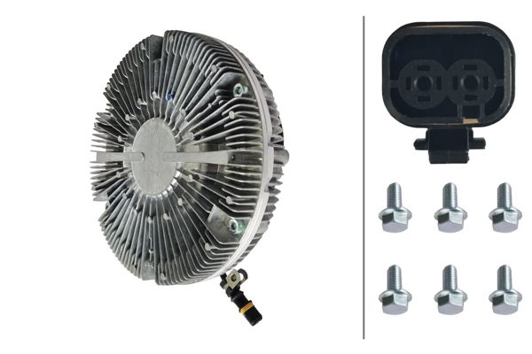 HELLA 8MV366440-401 | Vısco Fan Gobegı Elektırıklı Man Tga 310 / 350 / 360 / 390 / 400 / 430 / 440 / 480 / 540 04= > ,