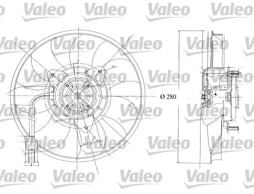 VALEO 698350 | (X) Fan Motoru Renault Master II 98-01