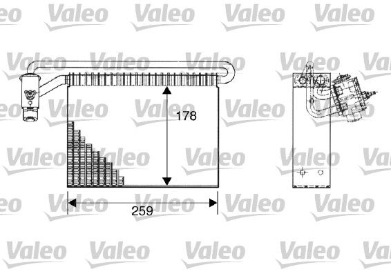VALEO 817511 | (X) Evaporatör BMW 3 316 İ 98-05, 3 320 İ 98-05