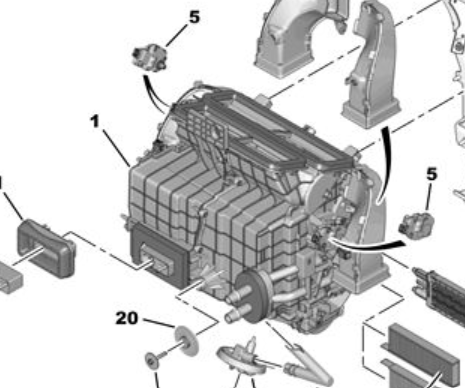 PSA 1623217280 | Boıtıer Evaporator Kutusu