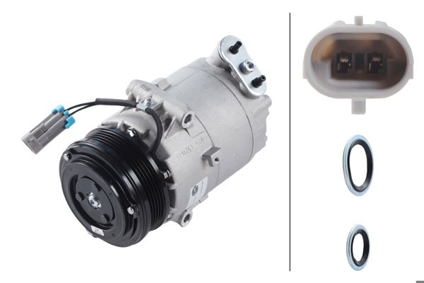 HELLA 8FK366200721 | Klima Kompresörü Opel Astra G / Corsa C / Meriva A Z14xe / Z16xe