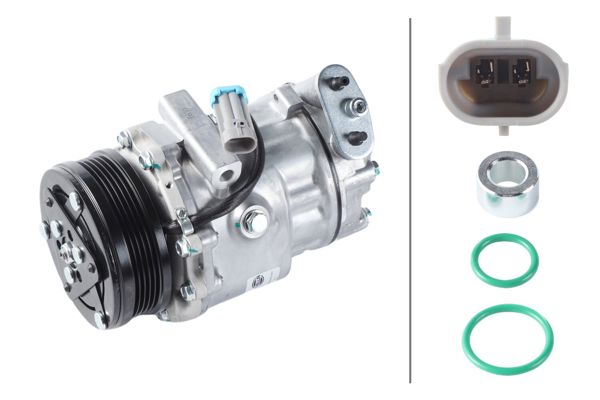 HELLA 8FK366200911 | Klima Kompresörü Opel Astra G 98 > 01 X14xe / X16xel