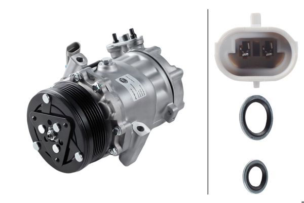 HELLA 8FK366201011 | Klima Kompresörü Opel Astra G / Corsa C / Combo C Y17dt