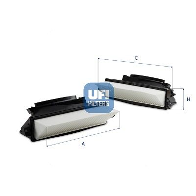UFI 30.E57.00 | Hava Filtresi Mercedes Om642 W212 W204 2 li Set