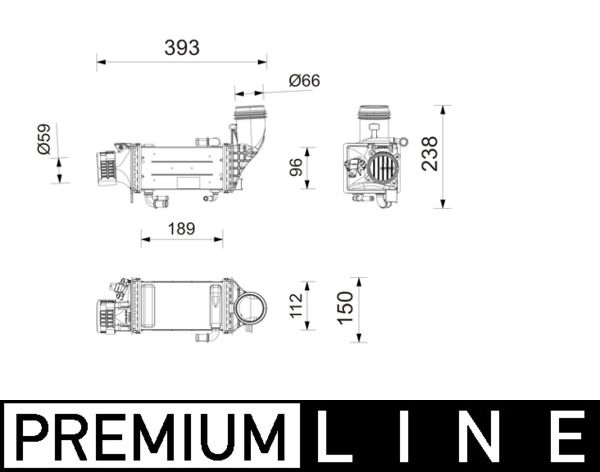 MAHLE CI752000P | Radyatör VW Interkol 1.5 TSI Golfvııı Passat Tiguan