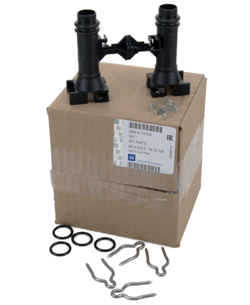 MOPAR (PSA) 9119164 | Kalorifer Su Konnektörü (Behr Tipi) Opel Astra G 98-