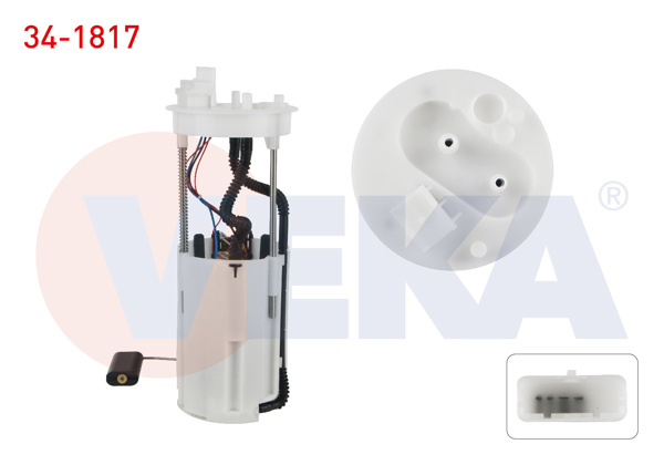VEKA 34-1817 | Yakıt Depo Şamandırası 1.5 Bar Fiat Ducato (244) 2.8 JTD (8140.43S) 2002-2006 / Citroen Jumper II 2.8 HDI (8140.43S) 2002-2006 / Peugeot 2.8 HDI (8140.43S) 2002-2006