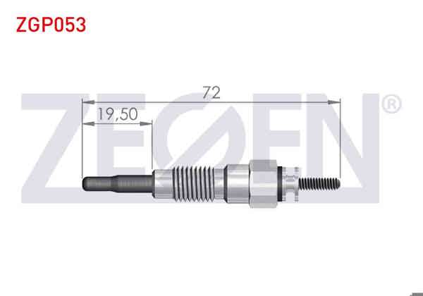 ZEGEN ZGP053 | Kızdırma Buji 11V Nissan Pick Up (D21) 2.5D 1985-1998 | 10 Adet