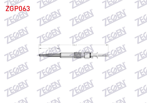 ZEGEN ZGP063 | Kızdırma Buji 5V BMW (E46, E87, E91, E92, E60, E65) | 10 Adet