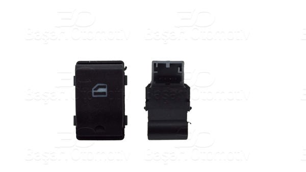 WISCO 1223024-00 | Cam Açma Düğmesi Tekli VW Polo 02 >