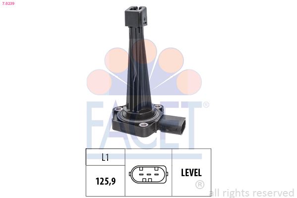 FACET 7.0239 | Yağ Seviye Sensörü Komple-Ford Cargo / 1838-3536-4136 / Land Rover 3.0-5.0 Range Rover 13-22 Range