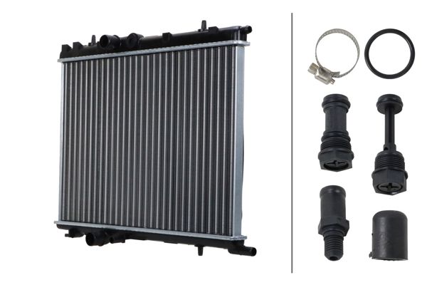 HELLA 8MK366302-671 | Motor Su Radyatörü P307-Xsara Vts Ew10j4 (2.0 16V)-Tu5jp4 (1.6 16V) (Mt)