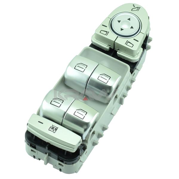 MCAR AN-558A | Cam Açma Kapama Anahtarı Sol Dörtlü W213 W222 Beyaz Işık Gri