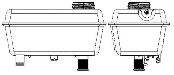 MAHLE CRT 27 000S | Genleşme Tankı Volvo 740-940-960-S90-V90