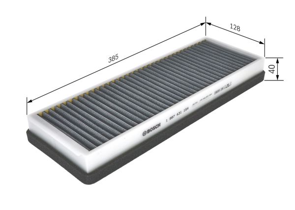 BOSCH 1 987 431 154 | Polen Filtresi Mercedes-Benz Actros Mp2 / Mp3 1841-1844-2041-2044-3341 Ak 03= > , 2741-2744-2746 Ae 08= > , 2748 Ake 08= > , 3344 A 03= > , 4141 K 03= > ,Axor 2 2635 B 05= > , 3335 B 04-05, 3340 B 04-05, 3343 B 04= > , 3343 04= > , 4140 K 09= > Unımog U 4023-5023 13= > , Zetros 1833A-2733A 08= >