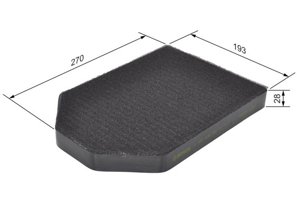 BOSCH 1 987 432 367 | (Ü.K) Polen Filtresi Karbonlu Audi A8 2.8 95-96, 3.7 95-98, 4.2 Quattro 94-99, 2.5 TDI 97-00, 3.3 TDI Quattro 00-02