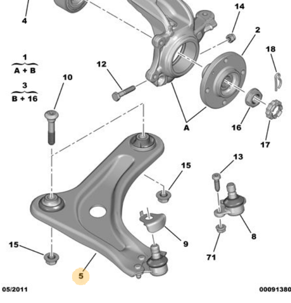 OE-PSA 9803286480 | Salıncak: R