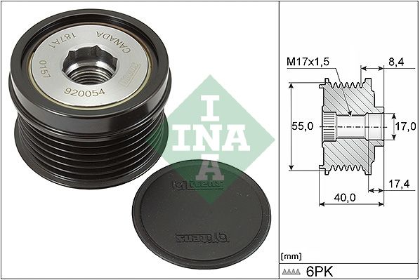 INA 535031610 | Alternatör Kasnağı Subaru Forester (S13) 2012 >