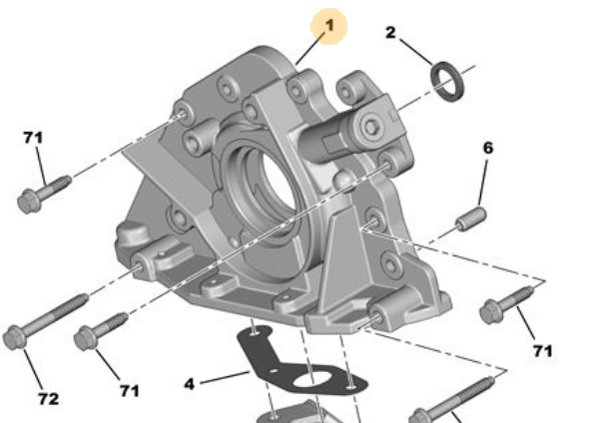 KRAFTVOLL 12030046 | / Yağ Pompa P206 P307 CC C4 Vts Ew10j4s (2.0 16V) P607 P406 Ym P407 P807 C8 Ew12j4 (2,2 16V)