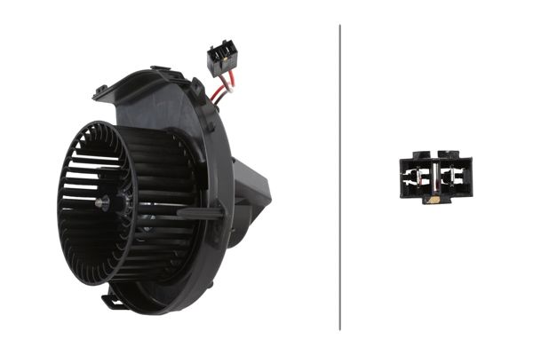 HELLA 8EW366402121 | Kalorifer Motoru Opel Corsa C / Combo C