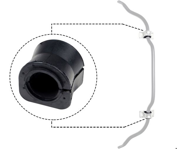 RAPRO R53470 | Viraj Lastiği (26mm) Doblo III 08 >