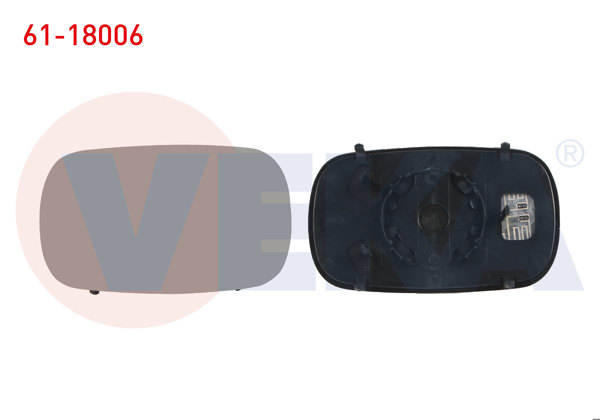 VEKA 61-18006 | Ayna Camı Sol-Sağ Isıtmalı Fiat Doblo 2001-2010