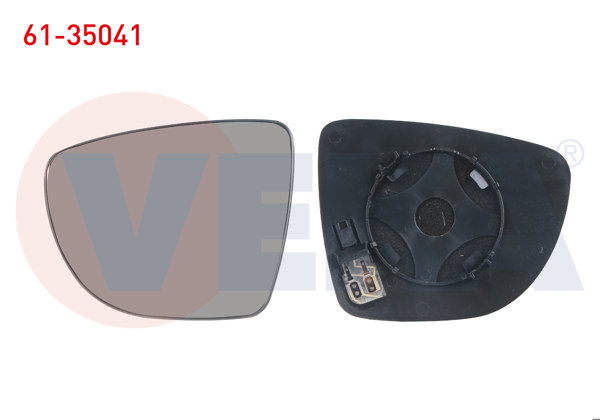 VEKA 61-35041 | Ayna Camı Sol Isıtmalı Asferık Renault Clio IV 2012-/ Captur 2013 -