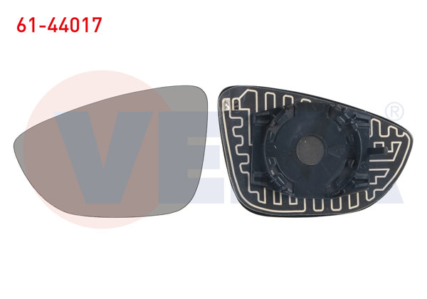 VEKA 61-44017 | Ayna Camı Sol Isıtmalı Asferık VW Passat 2011 -