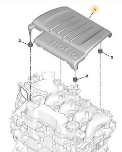 MOPAR (PSA) 0137.E5 | Motor Üst Muhafaza Kapağı P207/P307/P308/P5008/Partner/C2/C3/C4/Berlingo 1.6 HDI