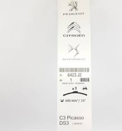 MOPAR (PSA) 6423.J2 | Silecek Sol C3 Picasso / Ds 3 / 301 | 5 Adet