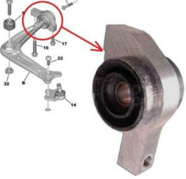 MOPAR (PSA) 9666681380 | Sağ Ön Salıncak P508 II