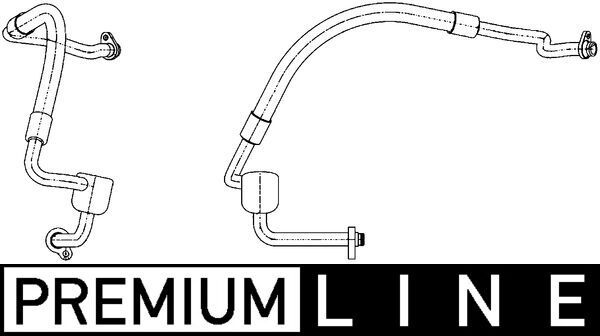 MAHLE AP 124 000P | Klima Borusu