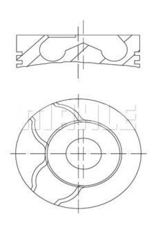 MAHLE 007PI00170002 | Motor Piston Segman 0.40 88.00 Ducato III-Iveco Daily-Karsan Jest 11 > 14 2.3 JTD C13 F1a Euro5 F1ae3481e