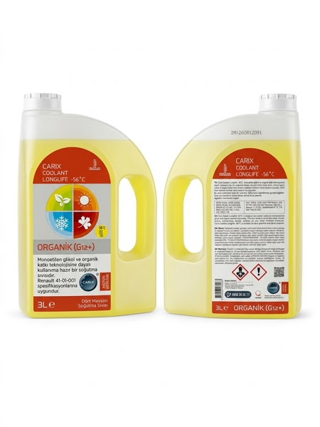 SHELL 330026283 | Carix Coolant LongLife -56°C MEG Bazlı Premium OAT Kullanıma Hazır Soğutma Sıvısı 