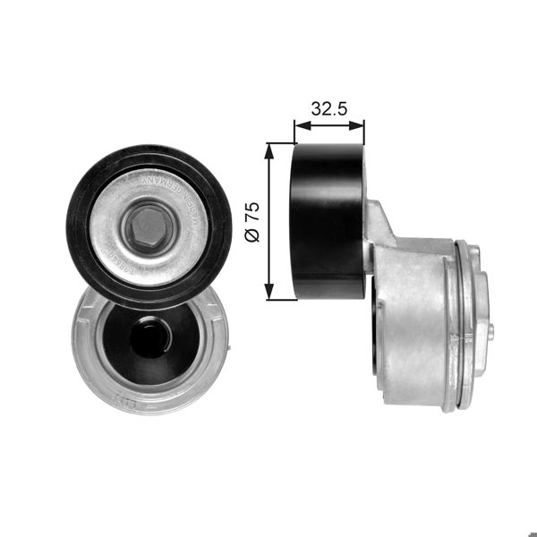 GATES T38640 | Alternatör Gergi Rulmanı Mercedes 96 = >