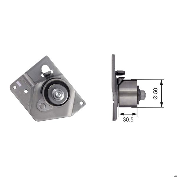 GATES T41273 | Gergi Rulmanı (Kütüklü) Logan II Megane II Scenı II Primera 1.9 DCI F9q